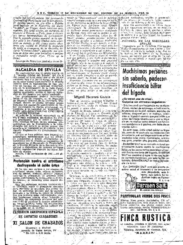 ABC MADRID 17-11-1961 página 60