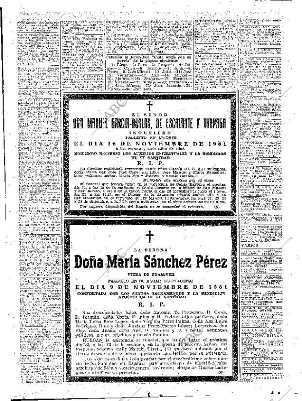 ABC MADRID 19-11-1961 página 124