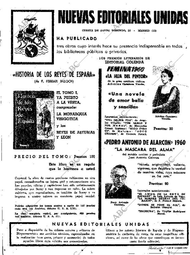 ABC MADRID 19-11-1961 página 36