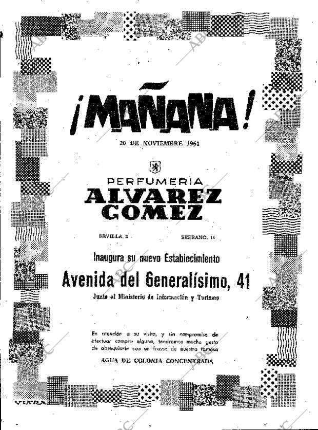 ABC MADRID 19-11-1961 página 42