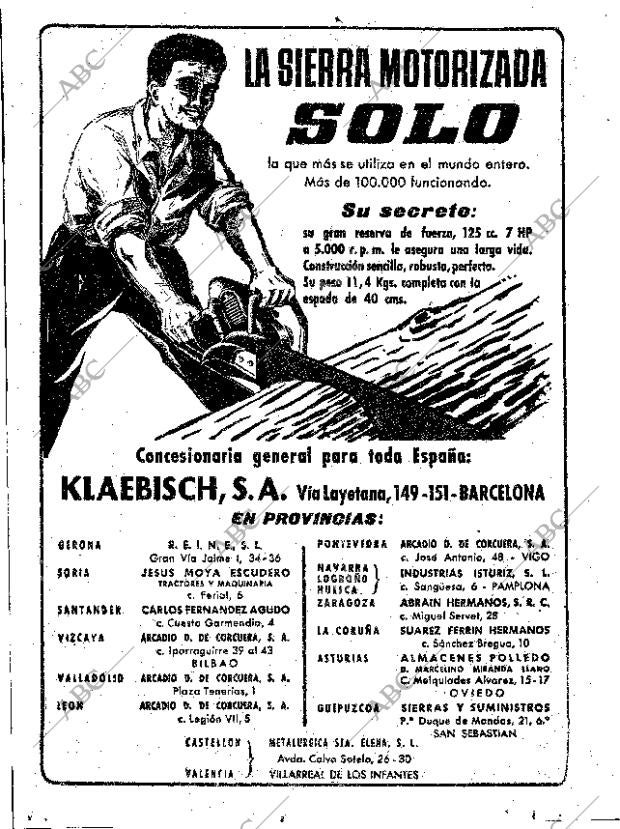 ABC MADRID 19-11-1961 página 50
