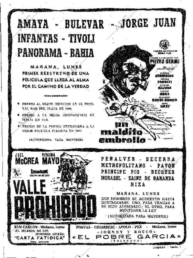 ABC MADRID 19-11-1961 página 74