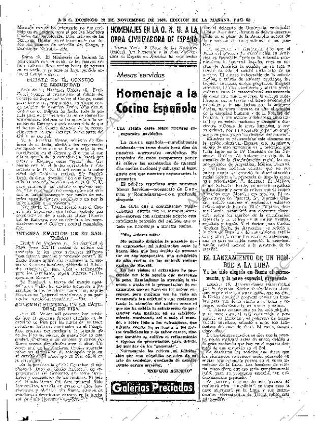 ABC MADRID 19-11-1961 página 82