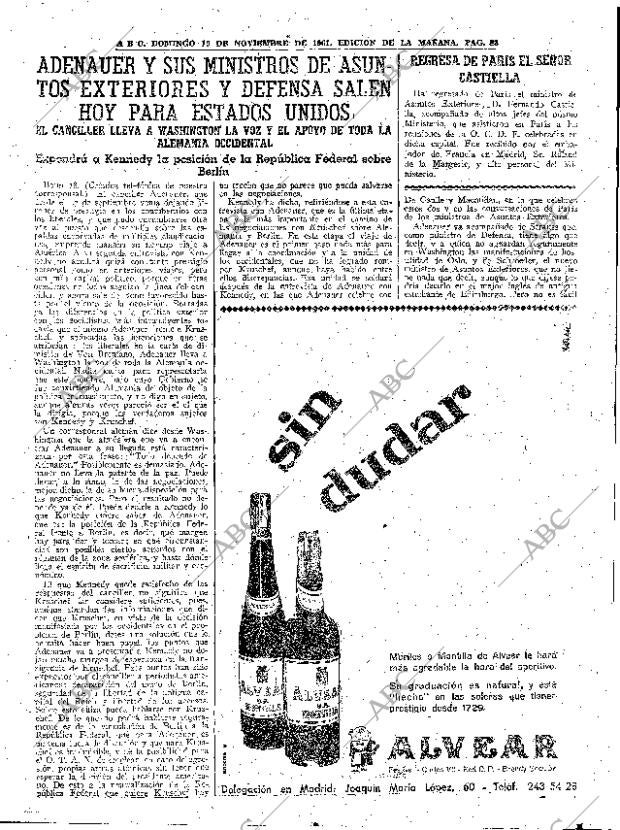 ABC MADRID 19-11-1961 página 83