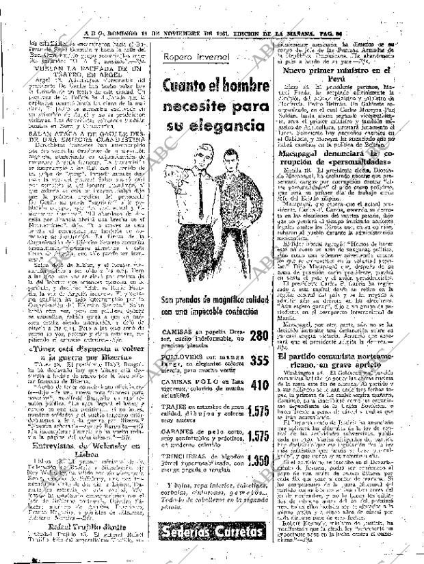 ABC MADRID 19-11-1961 página 86