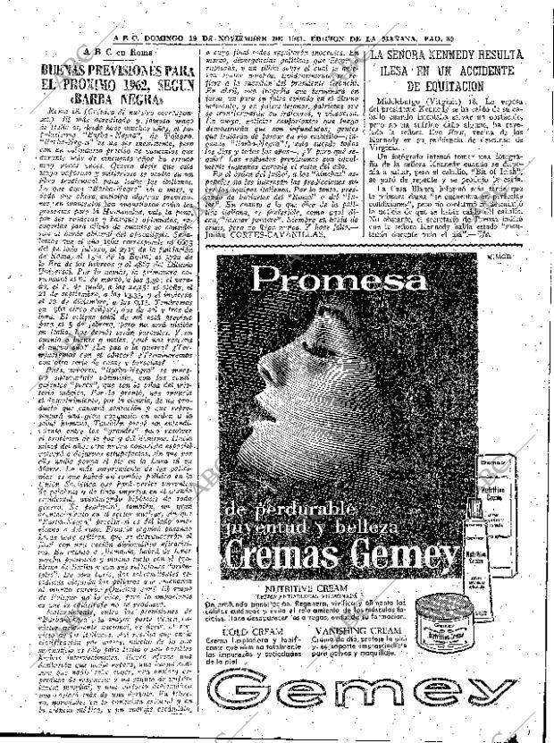 ABC MADRID 19-11-1961 página 89