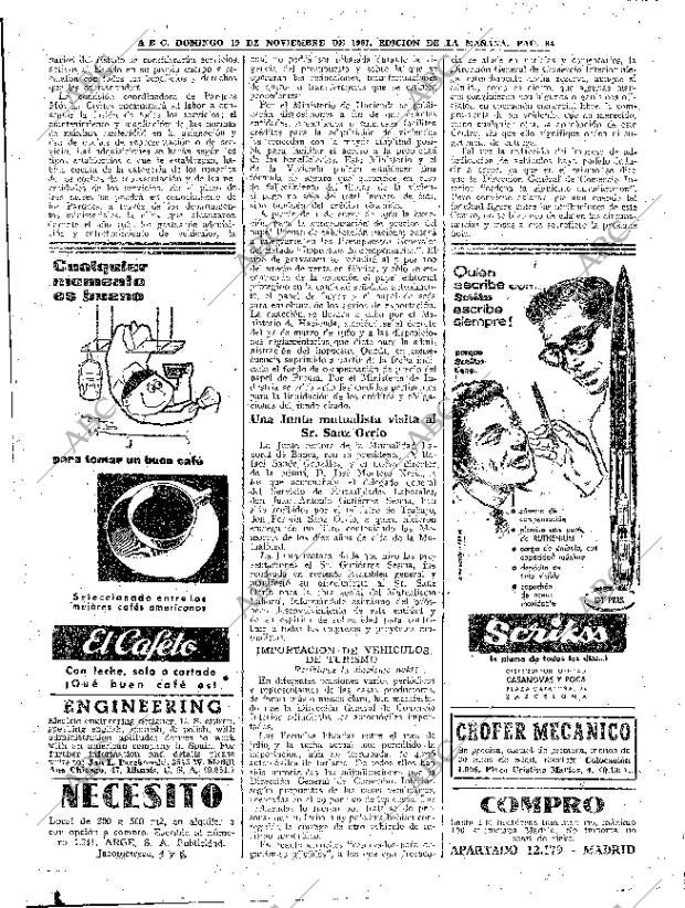 ABC MADRID 19-11-1961 página 94