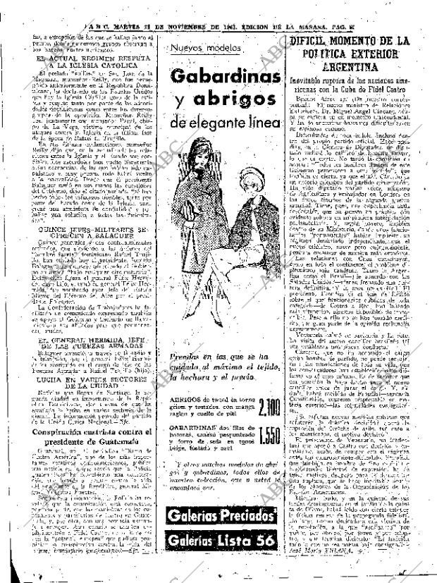 ABC MADRID 21-11-1961 página 52