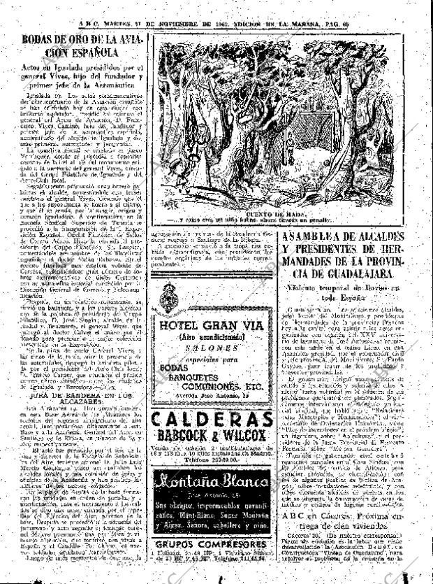 ABC MADRID 21-11-1961 página 65