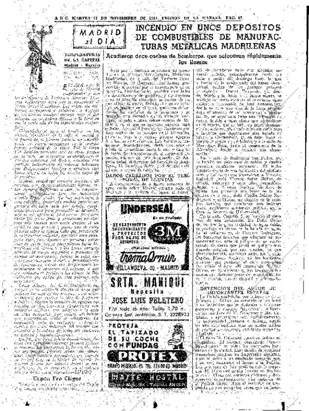 ABC MADRID 21-11-1961 página 67