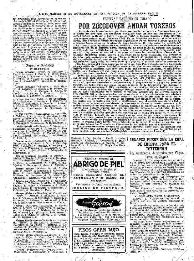 ABC MADRID 21-11-1961 página 75