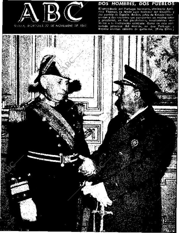 ABC SEVILLA 22-11-1961 página 1