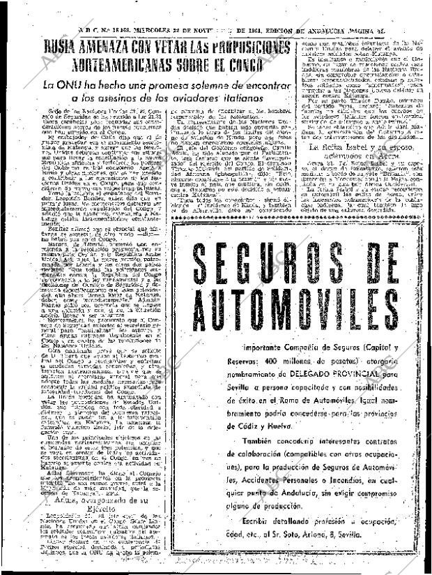 ABC SEVILLA 22-11-1961 página 41