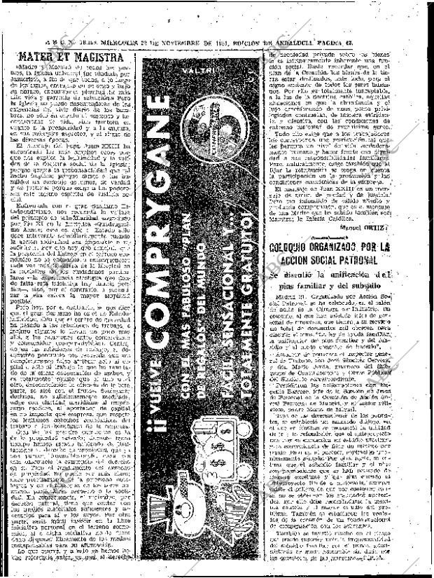 ABC SEVILLA 22-11-1961 página 42