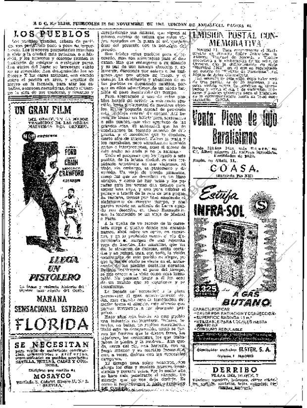 ABC SEVILLA 22-11-1961 página 44