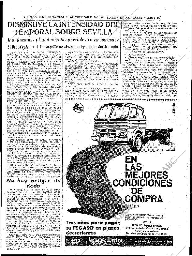 ABC SEVILLA 22-11-1961 página 45