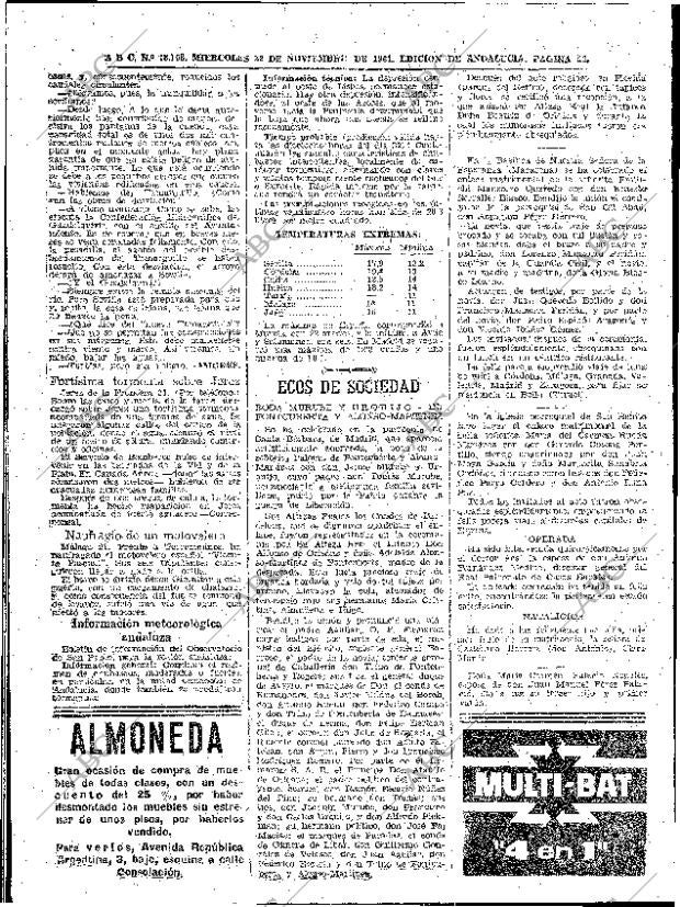 ABC SEVILLA 22-11-1961 página 46