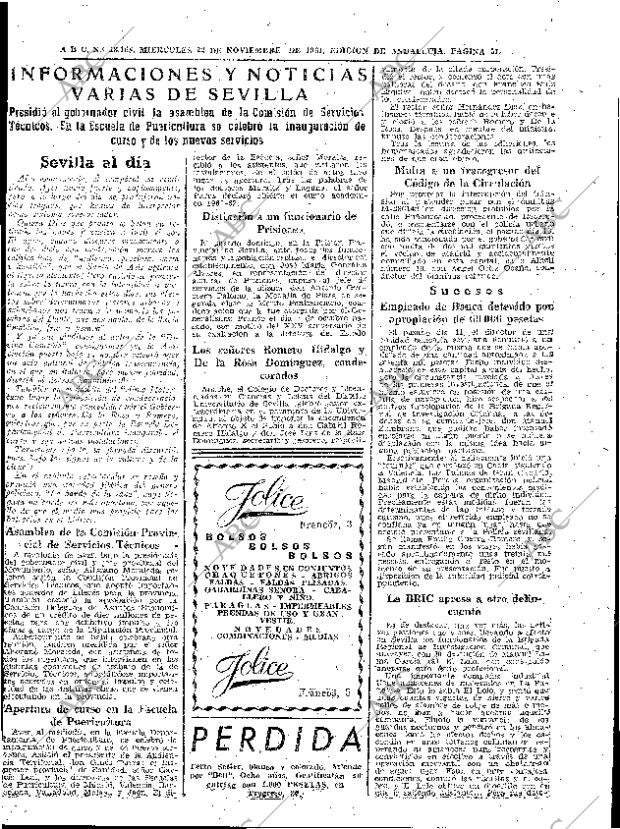 ABC SEVILLA 22-11-1961 página 51