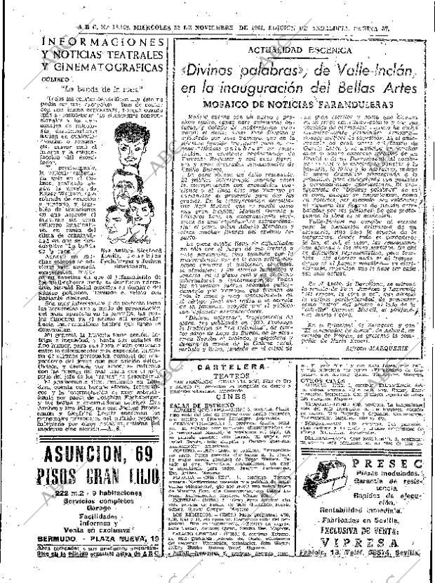 ABC SEVILLA 22-11-1961 página 57