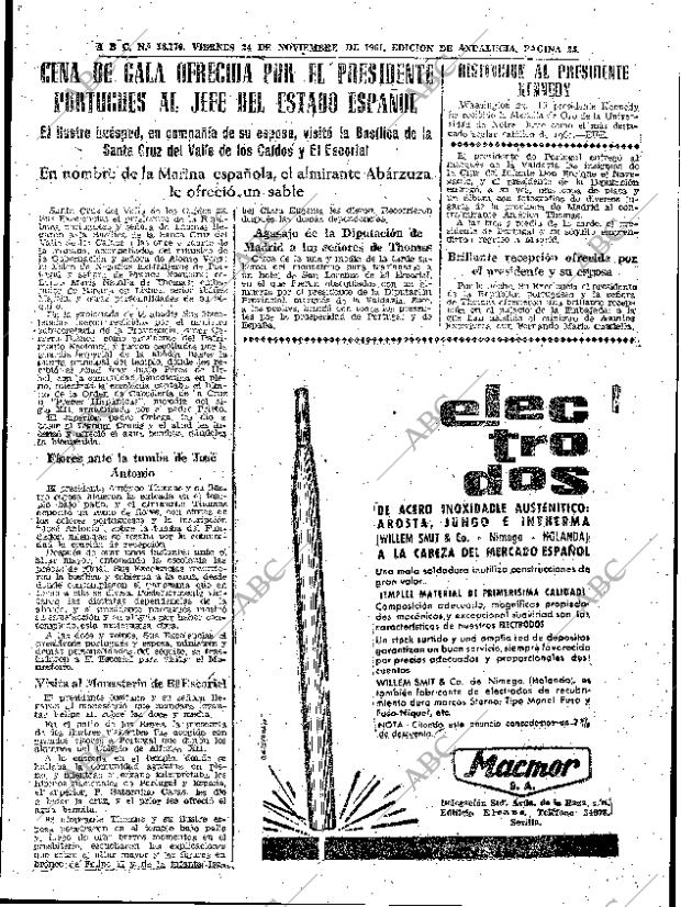 ABC SEVILLA 24-11-1961 página 25