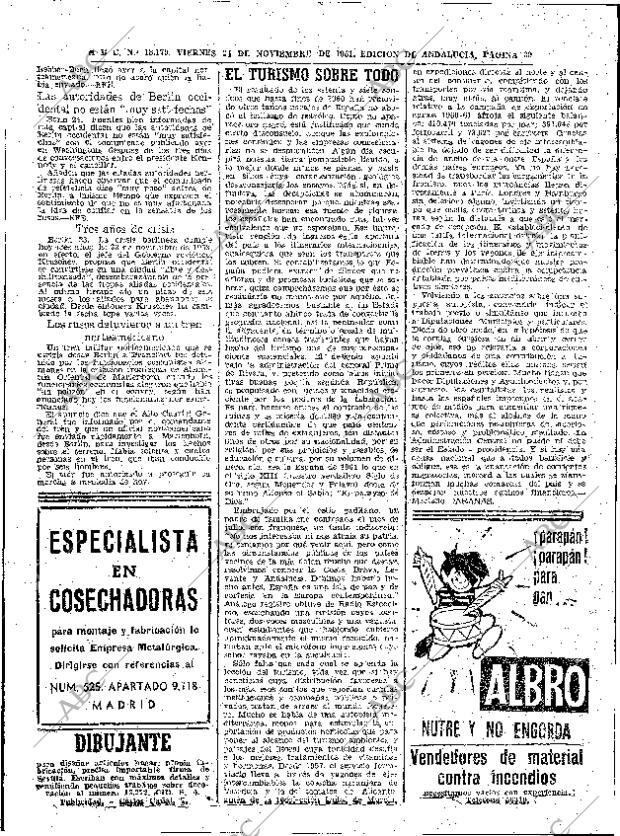 ABC SEVILLA 24-11-1961 página 30