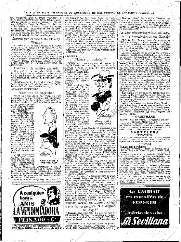 ABC SEVILLA 24-11-1961 página 46