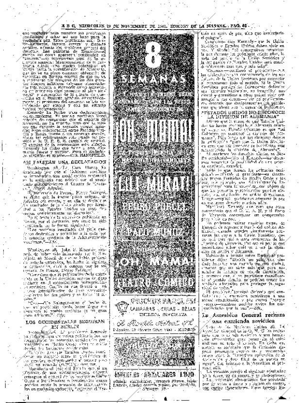 ABC MADRID 29-11-1961 página 52