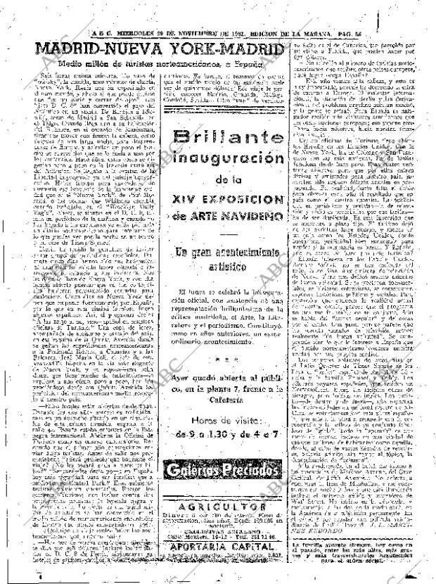 ABC MADRID 29-11-1961 página 56