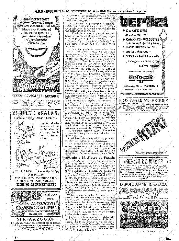 ABC MADRID 29-11-1961 página 58