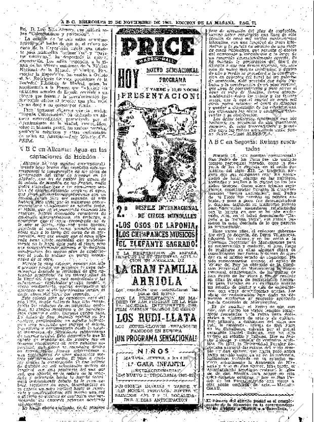 ABC MADRID 29-11-1961 página 71
