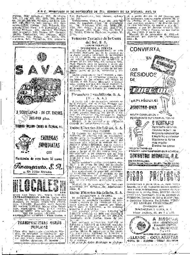 ABC MADRID 29-11-1961 página 78