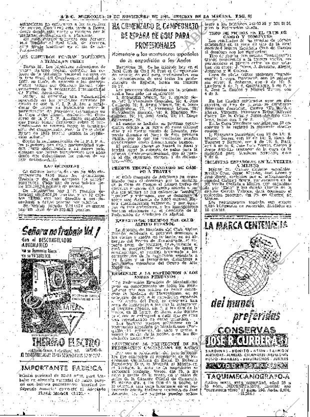 ABC MADRID 29-11-1961 página 81
