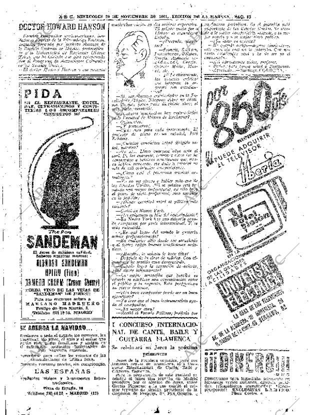 ABC MADRID 29-11-1961 página 82