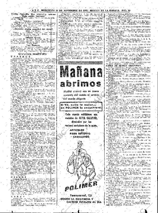 ABC MADRID 29-11-1961 página 85