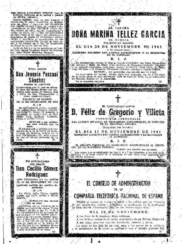 ABC MADRID 29-11-1961 página 94