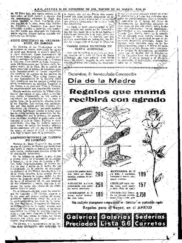 ABC MADRID 30-11-1961 página 49