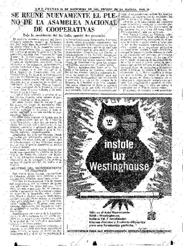 ABC MADRID 30-11-1961 página 59