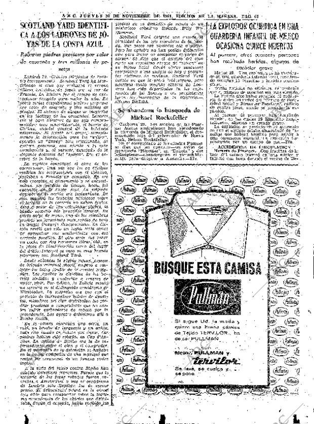 ABC MADRID 30-11-1961 página 67