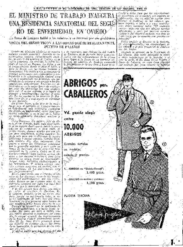 ABC MADRID 30-11-1961 página 69