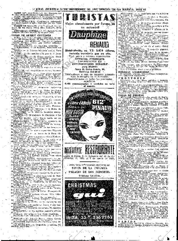 ABC MADRID 30-11-1961 página 85