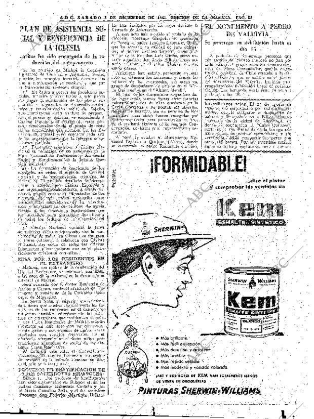 ABC MADRID 02-12-1961 página 65