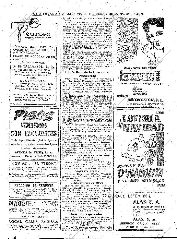 ABC MADRID 02-12-1961 página 84