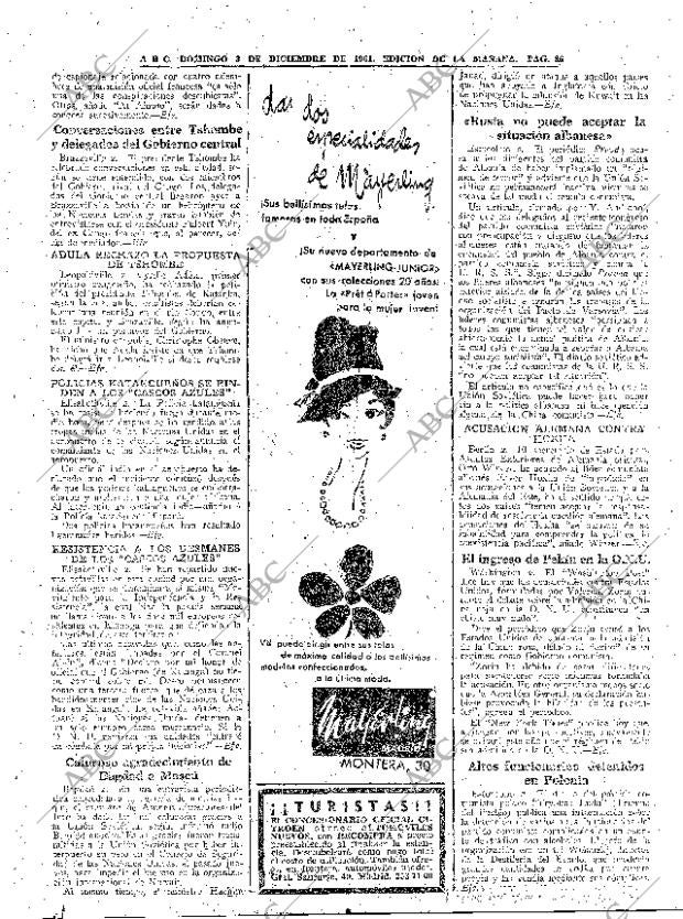 ABC MADRID 03-12-1961 página 86
