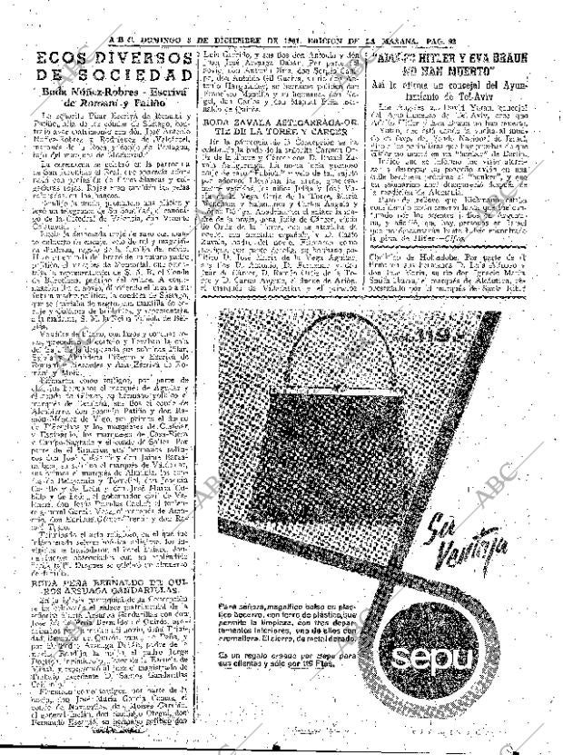 ABC MADRID 03-12-1961 página 93