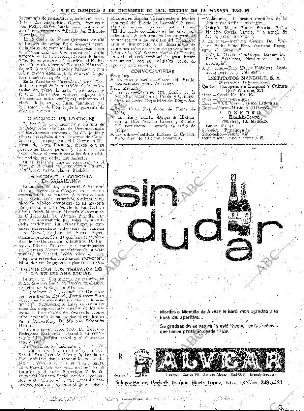 ABC MADRID 03-12-1961 página 97