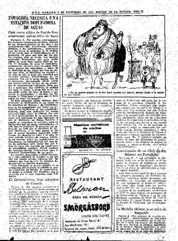 ABC MADRID 09-12-1961 página 71