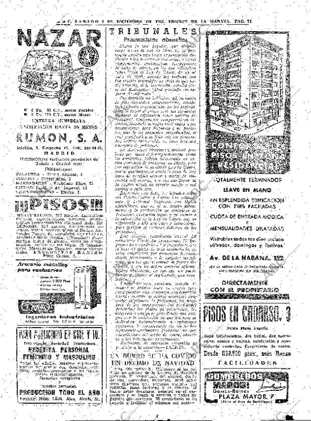 ABC MADRID 09-12-1961 página 74