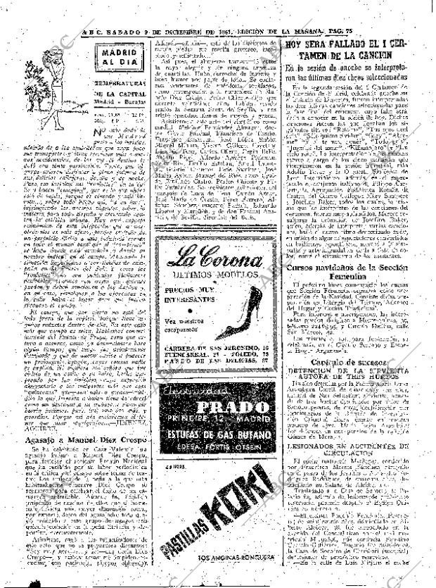 ABC MADRID 09-12-1961 página 75