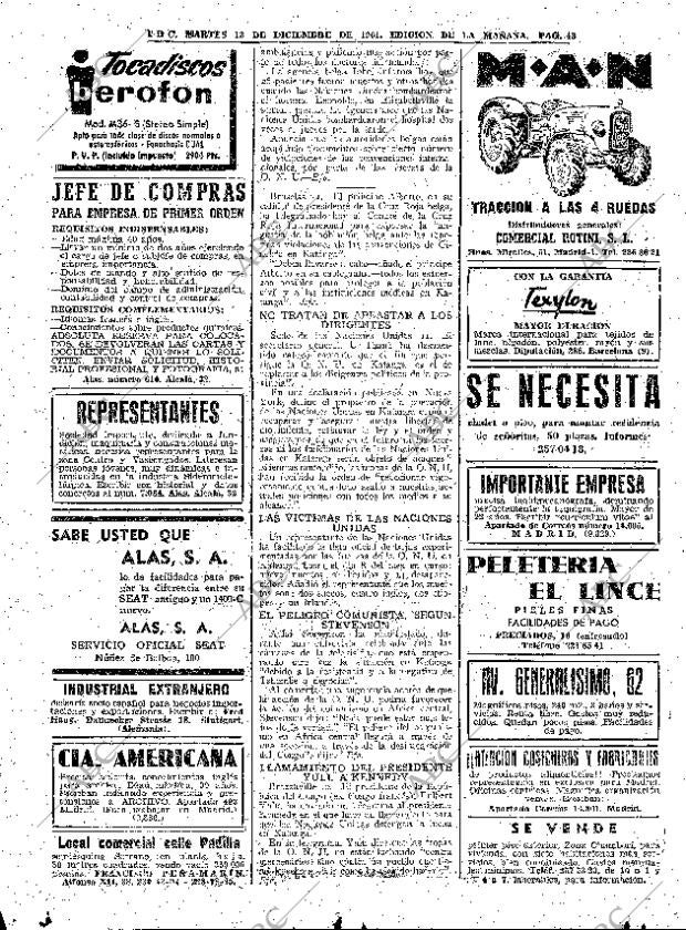 ABC MADRID 12-12-1961 página 48