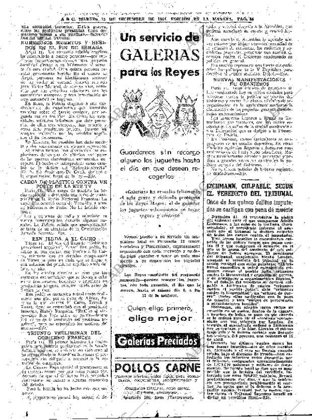 ABC MADRID 12-12-1961 página 54
